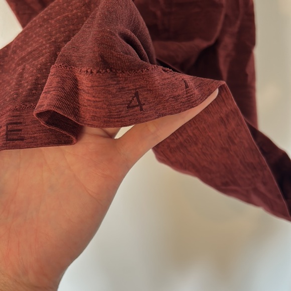 Lululemon dark red swiftly tank top size 4 - Picture 3 of 3